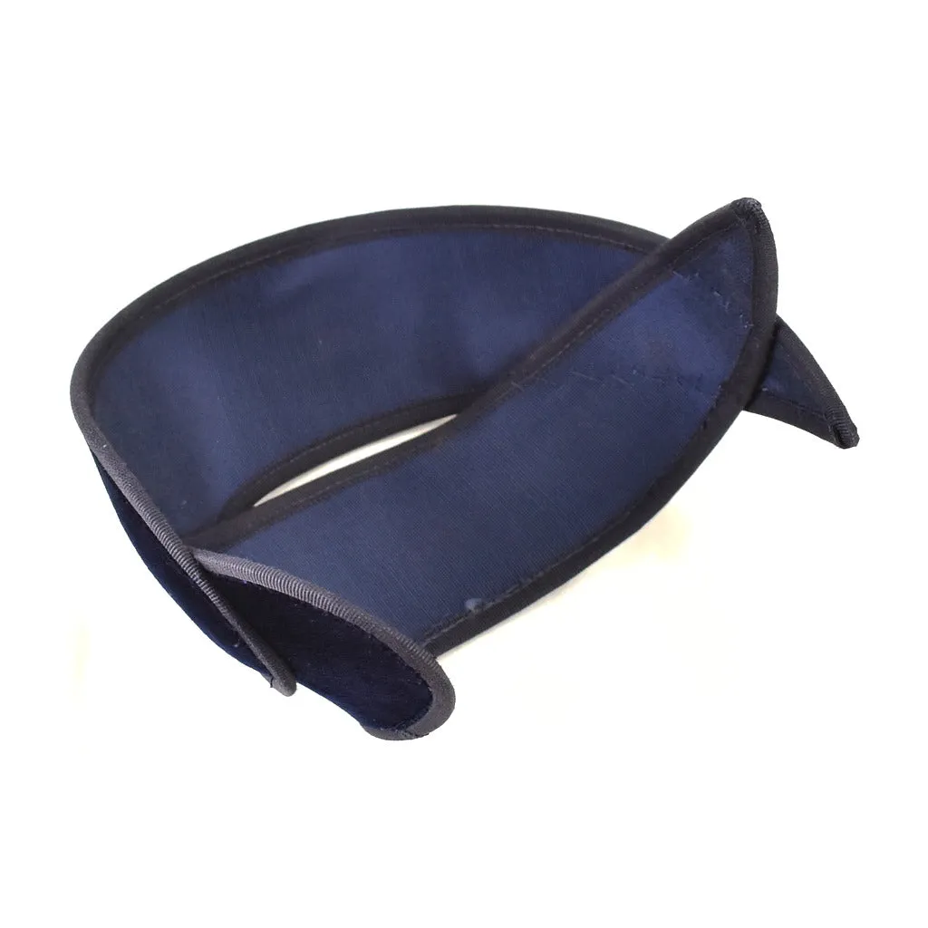 1950s Navy Velvet Vintage Crescent Hat