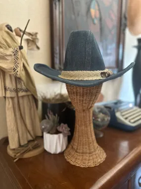 1970s Sears Denim Cowboy Hat