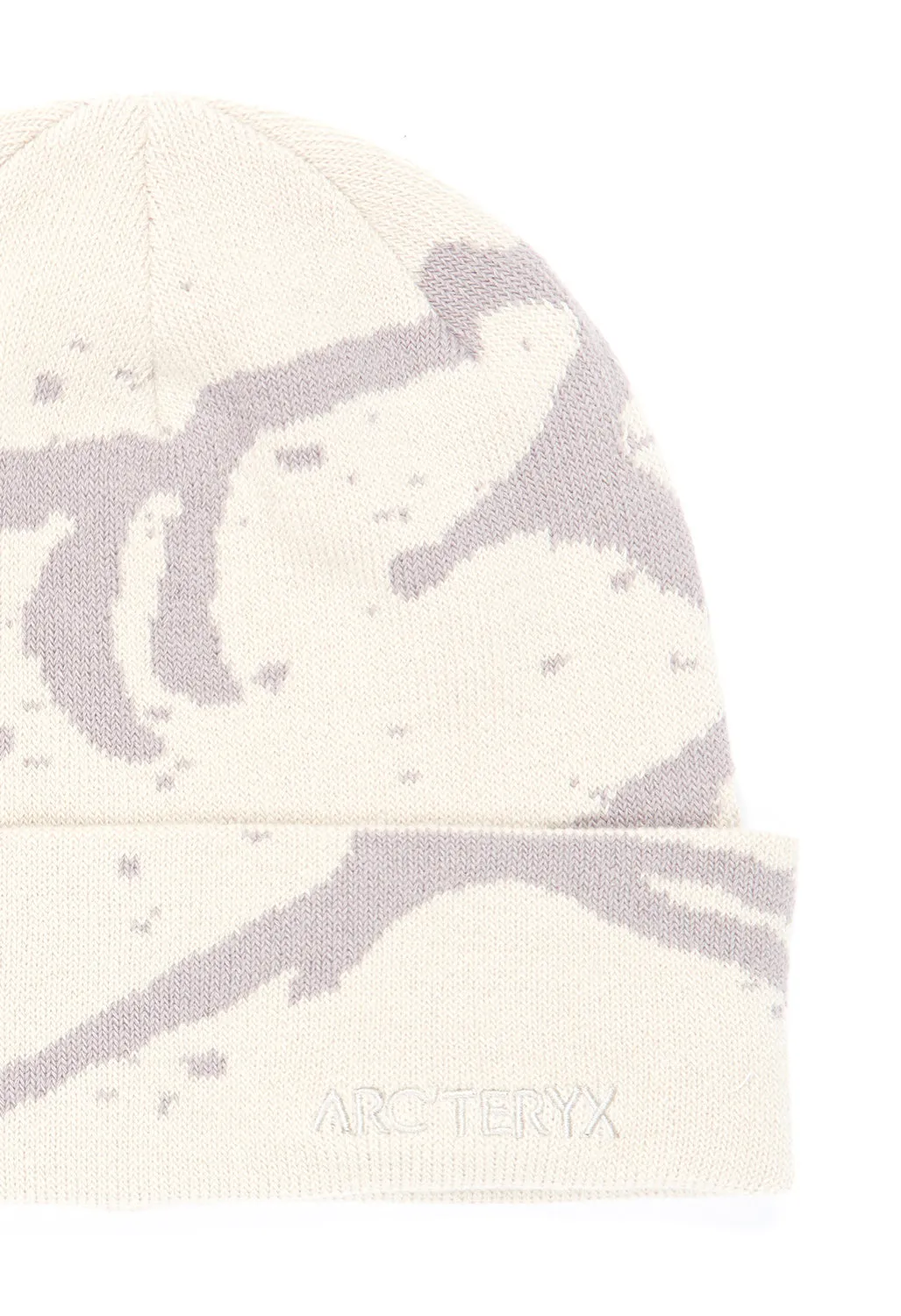 Arcteryx Grotto Toque in Arctic Silk and Warm Stone