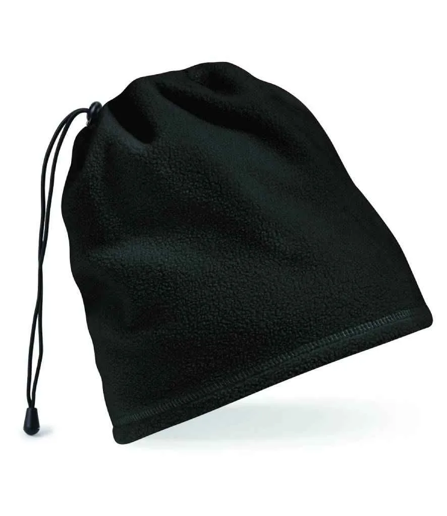 Beechfield Suprafleece® Snood/Hat Combo | Black