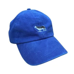 Black Sheep Icon Unstructured Dad Hat Vintage Wash Royal