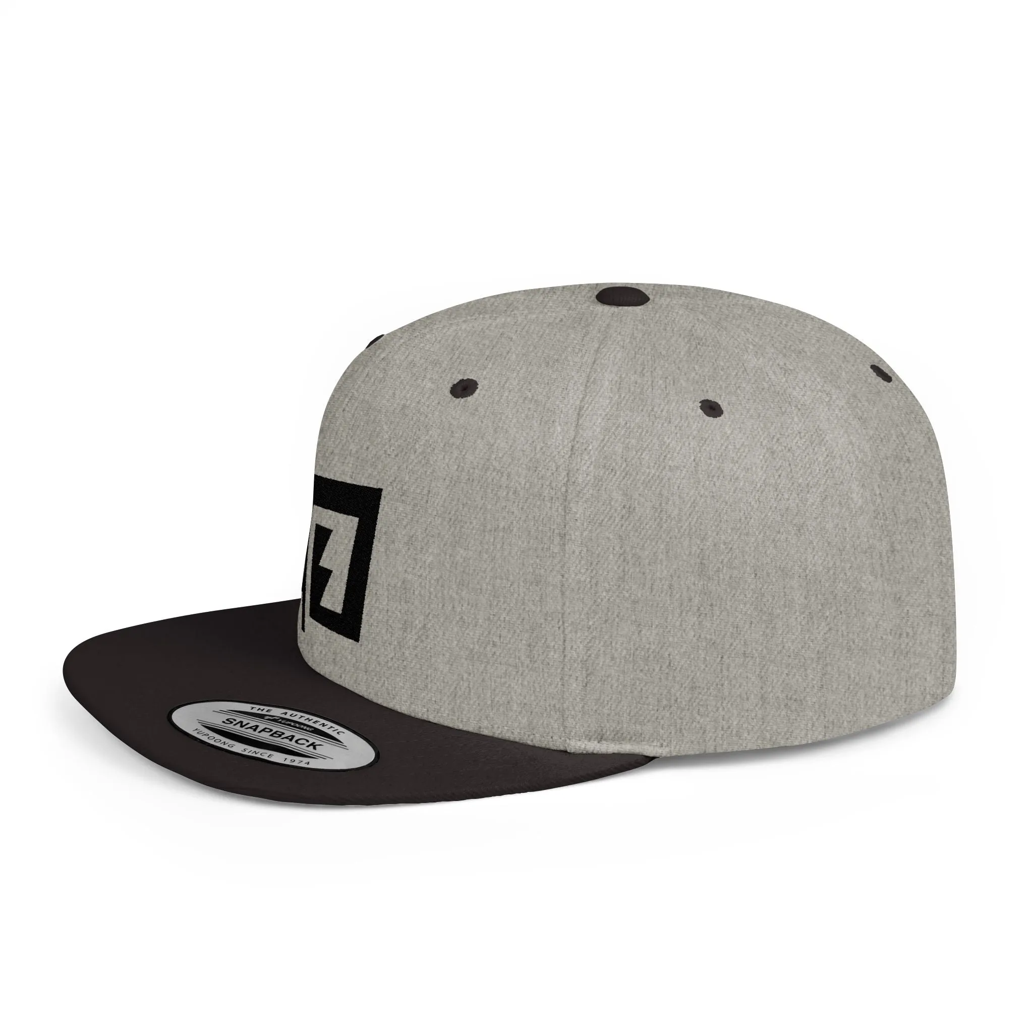 Blue Rain Snapback Hat