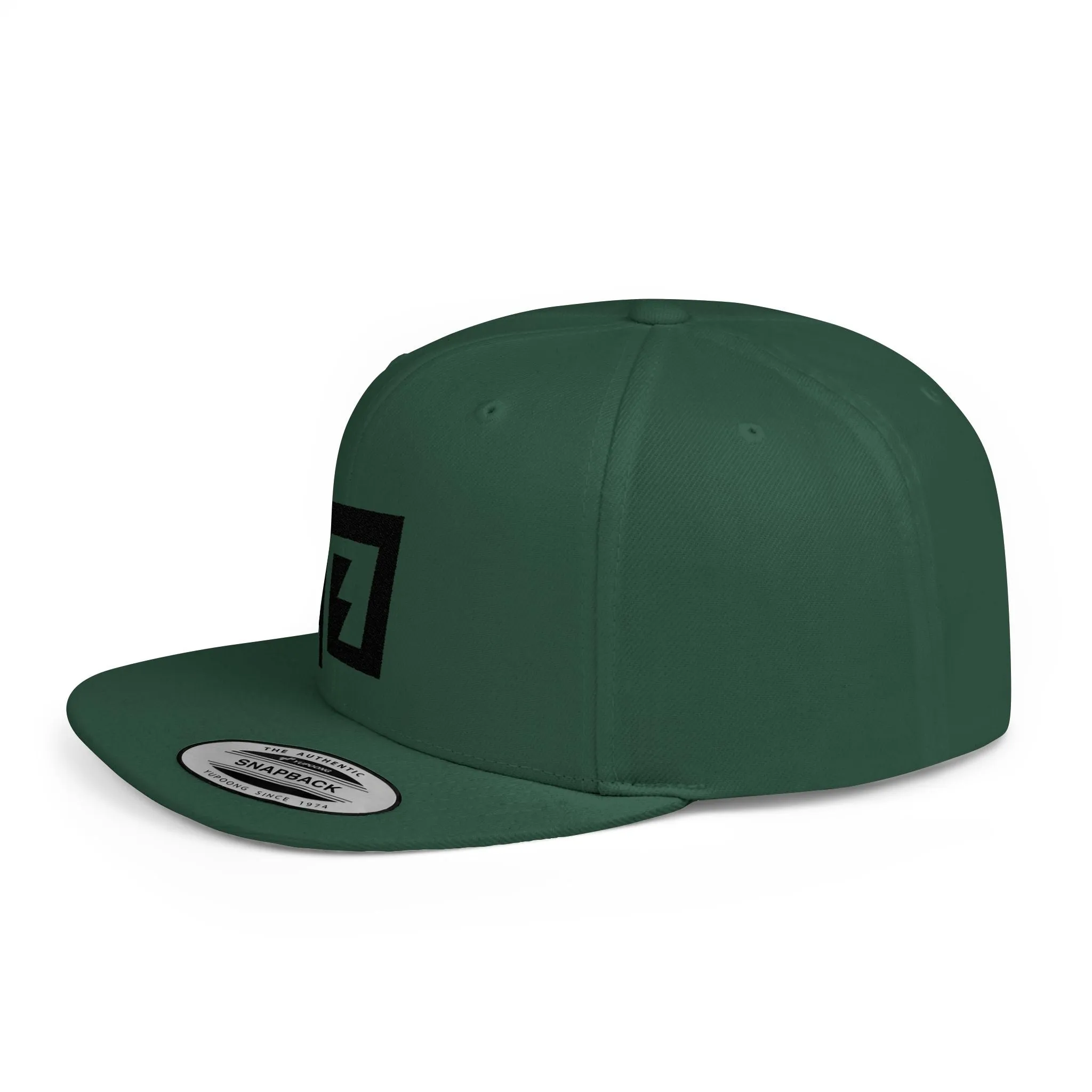 Blue Rain Snapback Hat