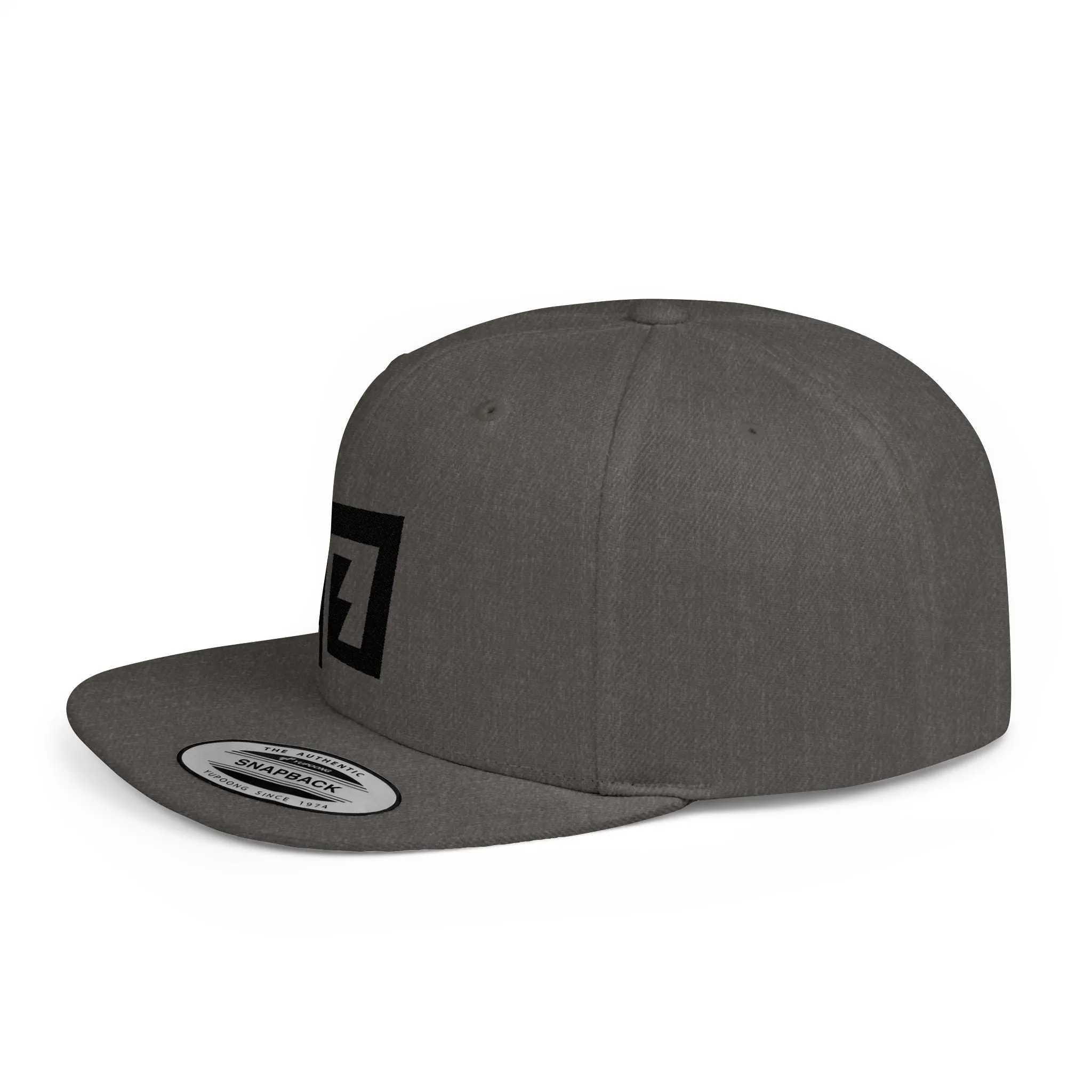 Blue Rain Snapback Hat