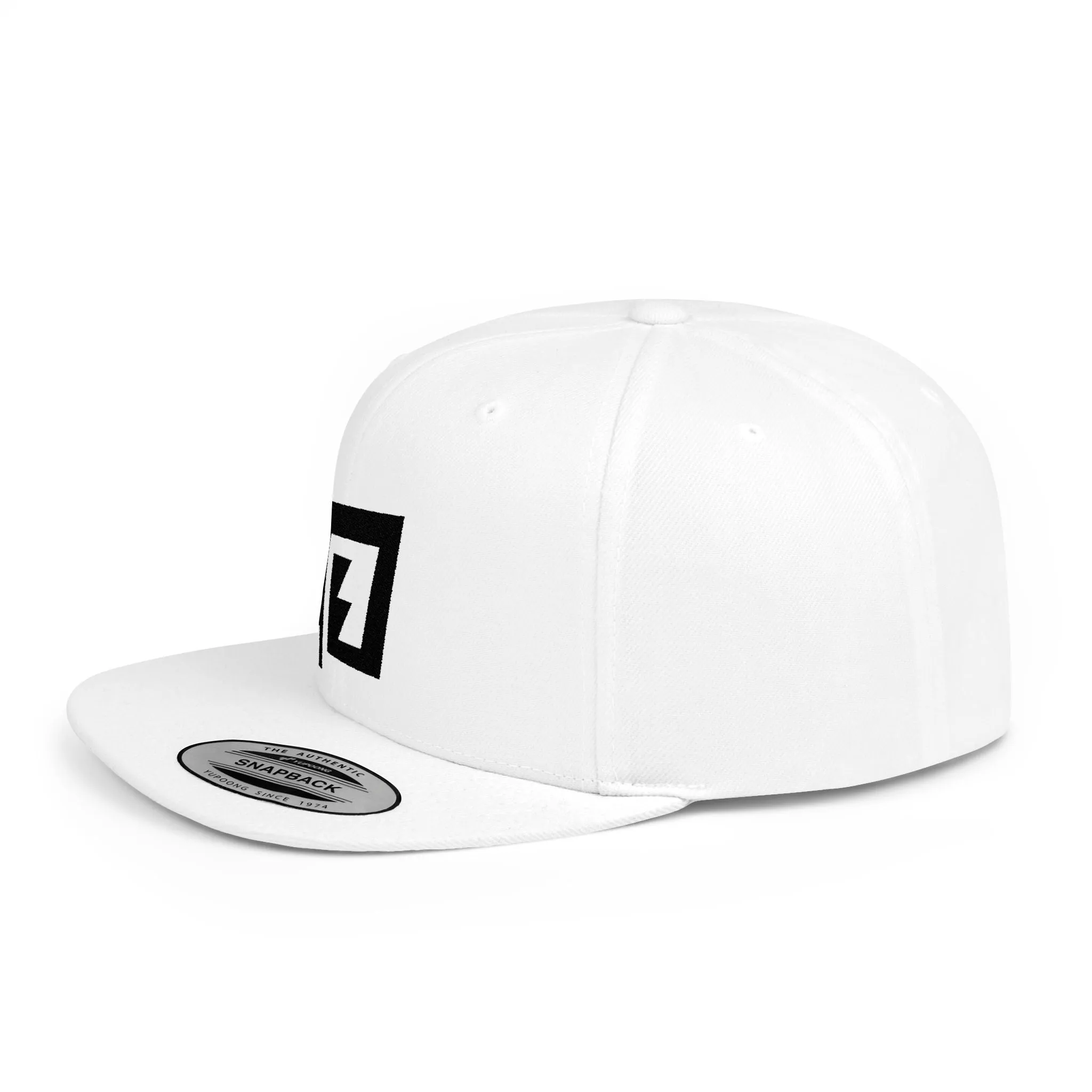 Blue Rain Snapback Hat