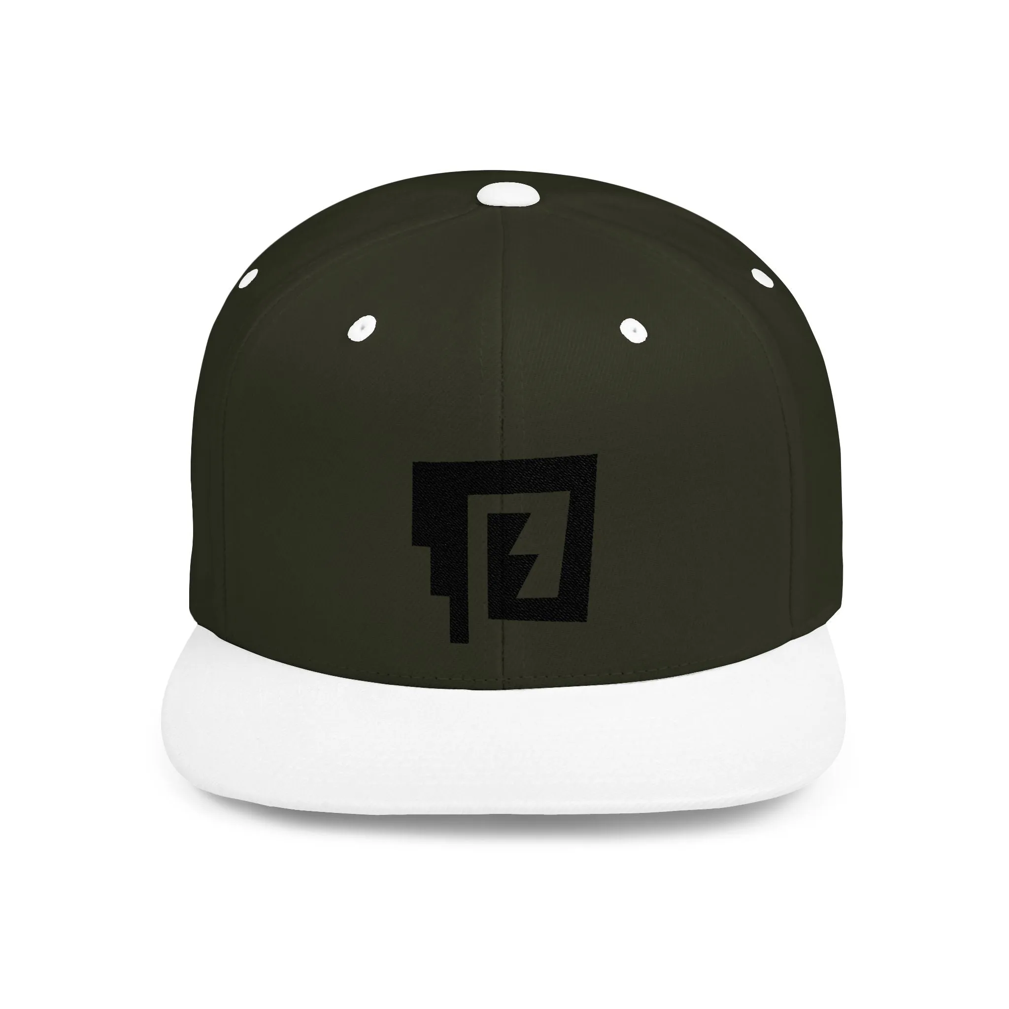 Blue Rain Snapback Hat