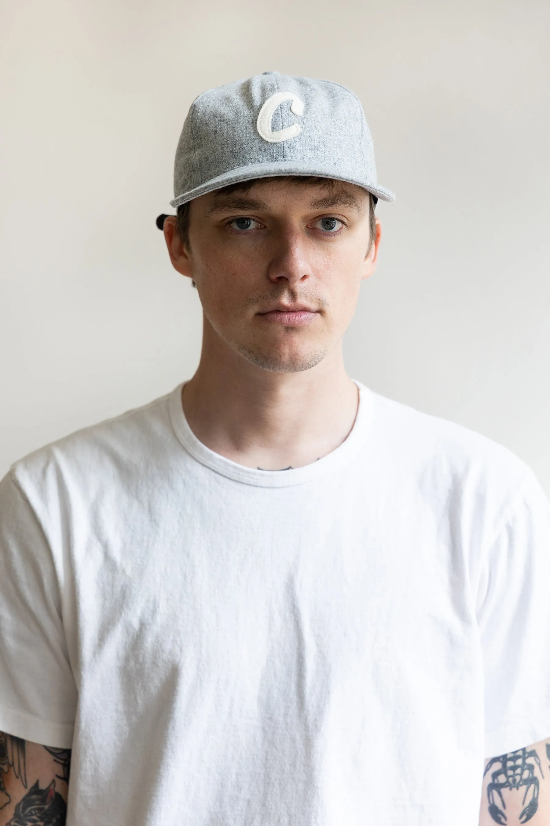 Canoe Club x Ebbets Field Ball Cap - Heather Grey
