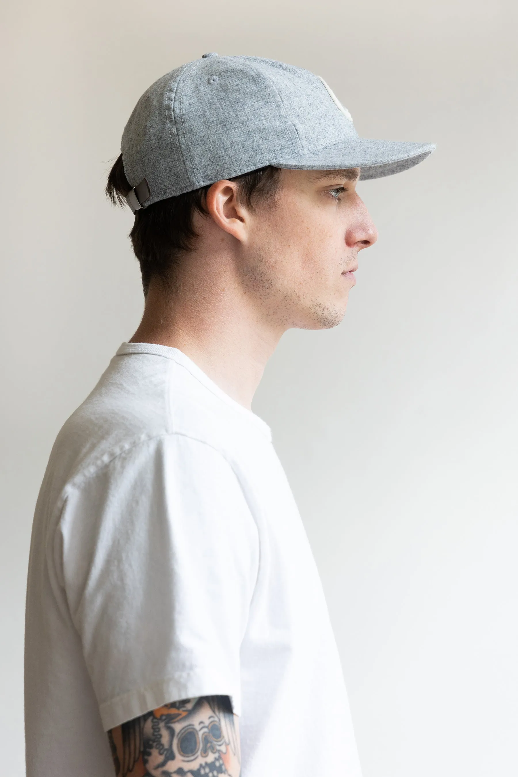 Canoe Club x Ebbets Field Ball Cap - Heather Grey