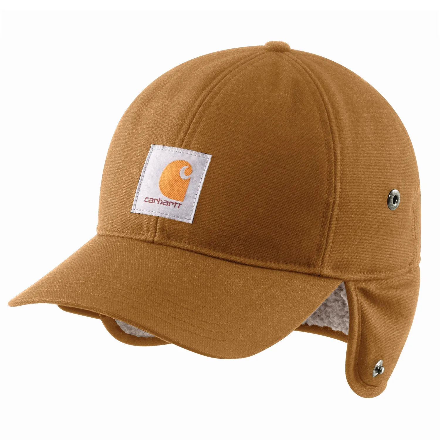 Carhartt Rain Defender Durable Canvas Cap with Earflaps