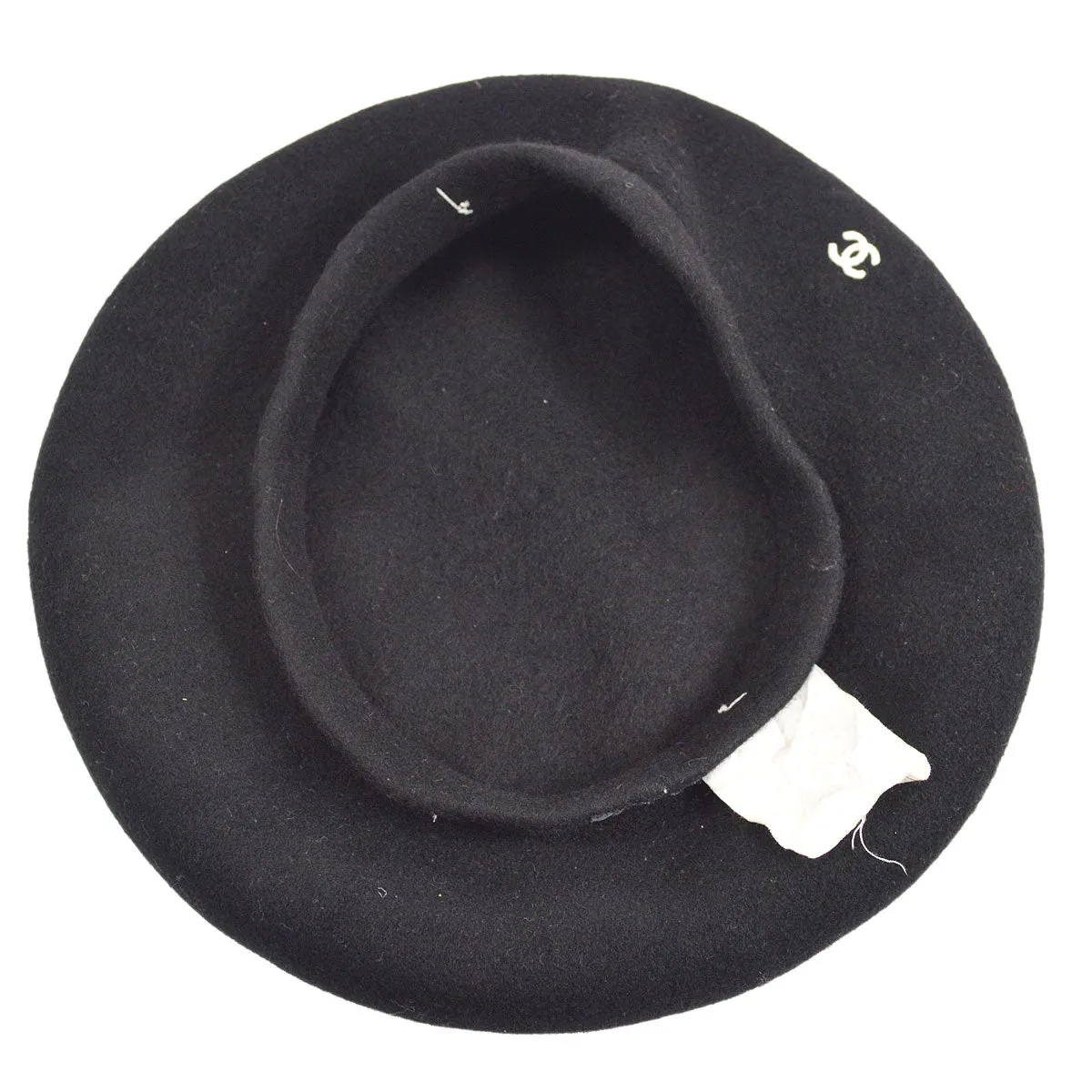 Chanel 1998 spring wool beret hat #57