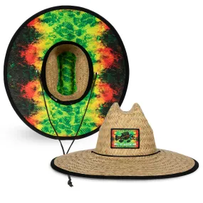 Classic Straw Hat - Smokey Bones Design