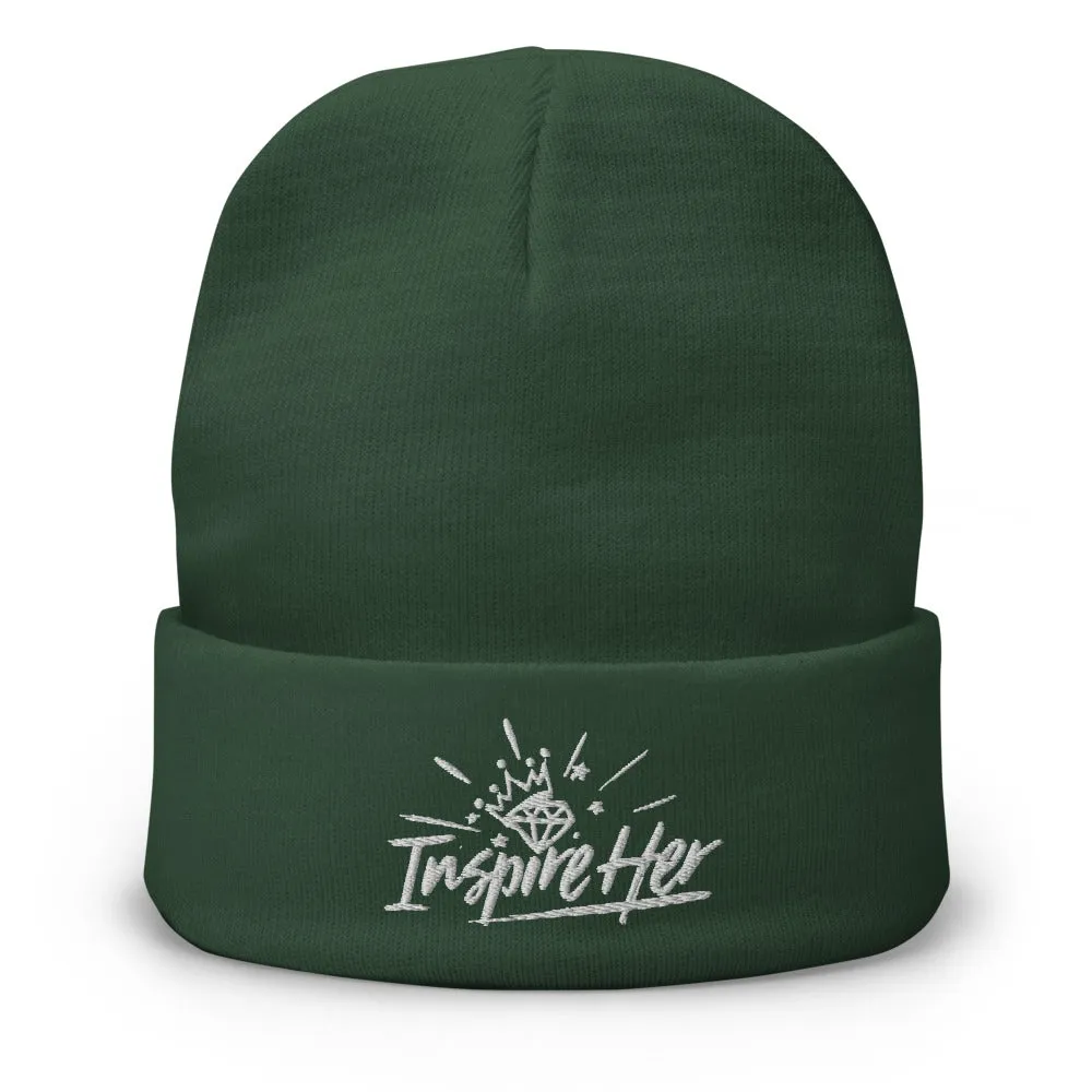 Inspire Her Embroidered Beanie
