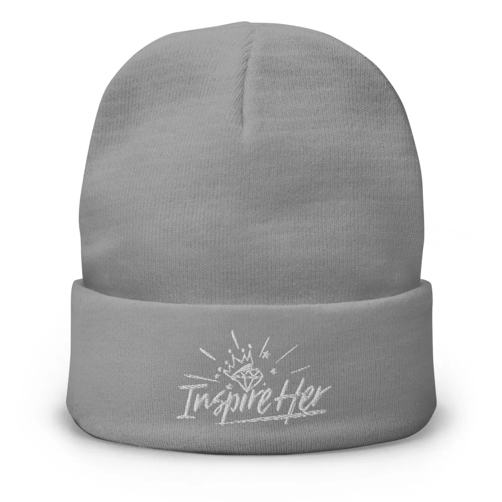 Inspire Her Embroidered Beanie