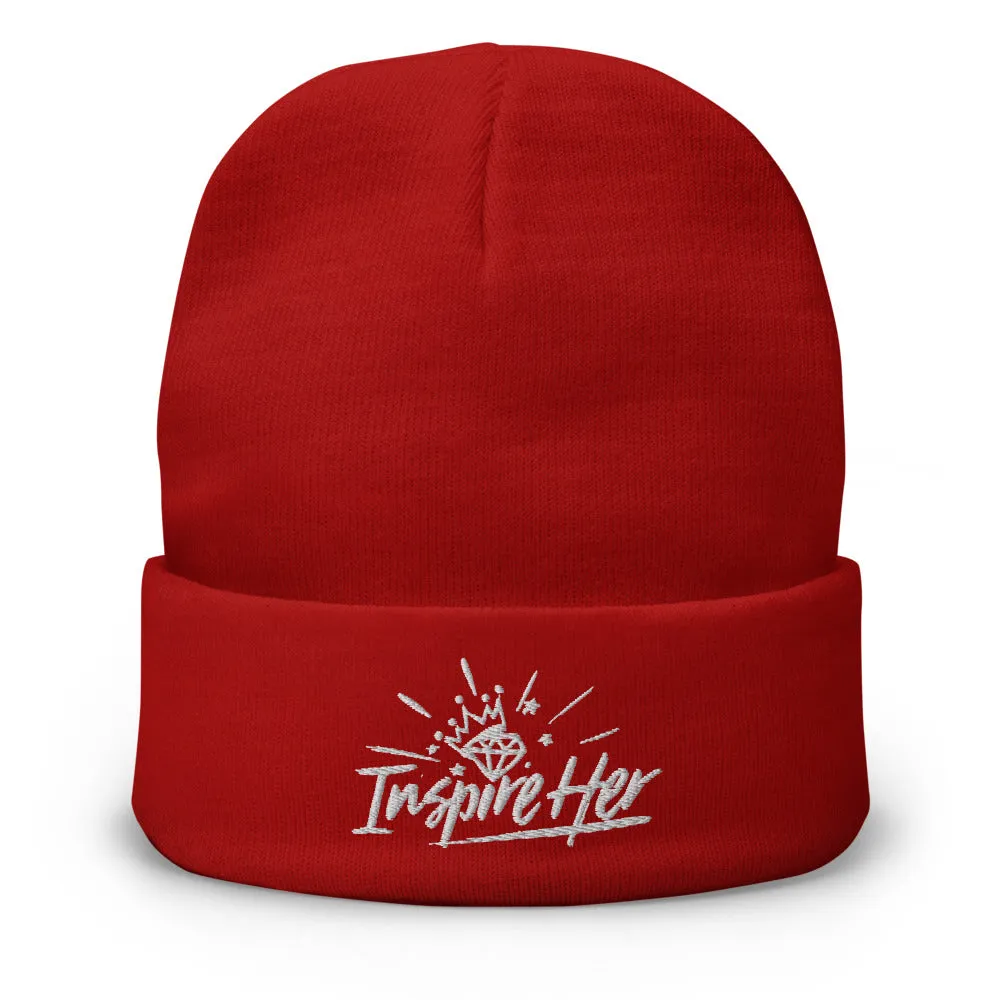 Inspire Her Embroidered Beanie