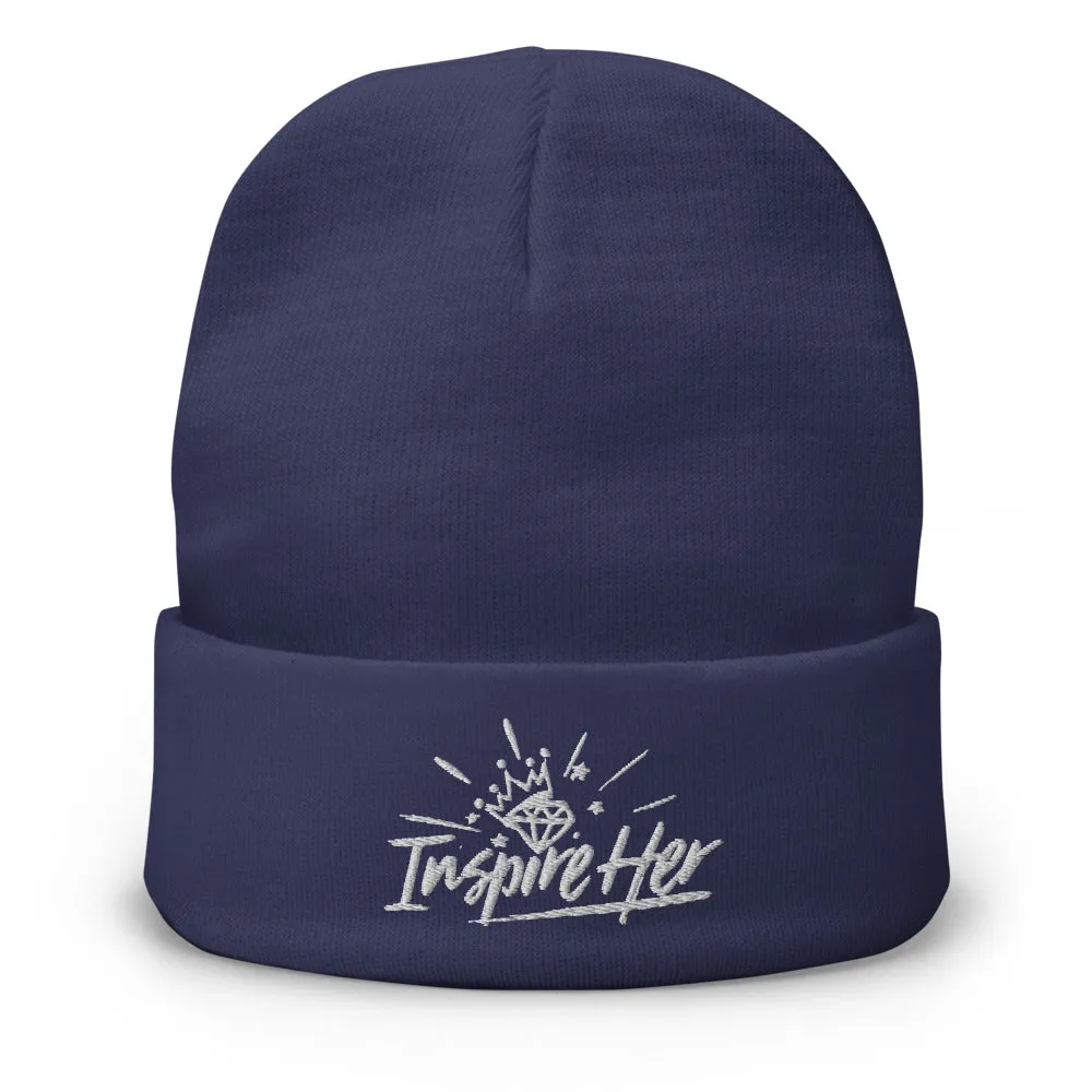 Inspire Her Embroidered Beanie