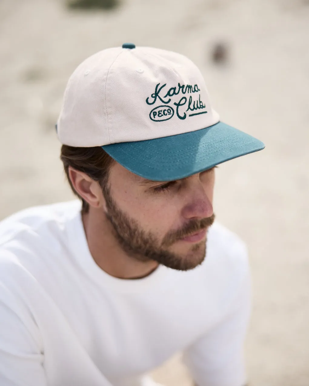 Karma Club 5 Panel - Off White / Green