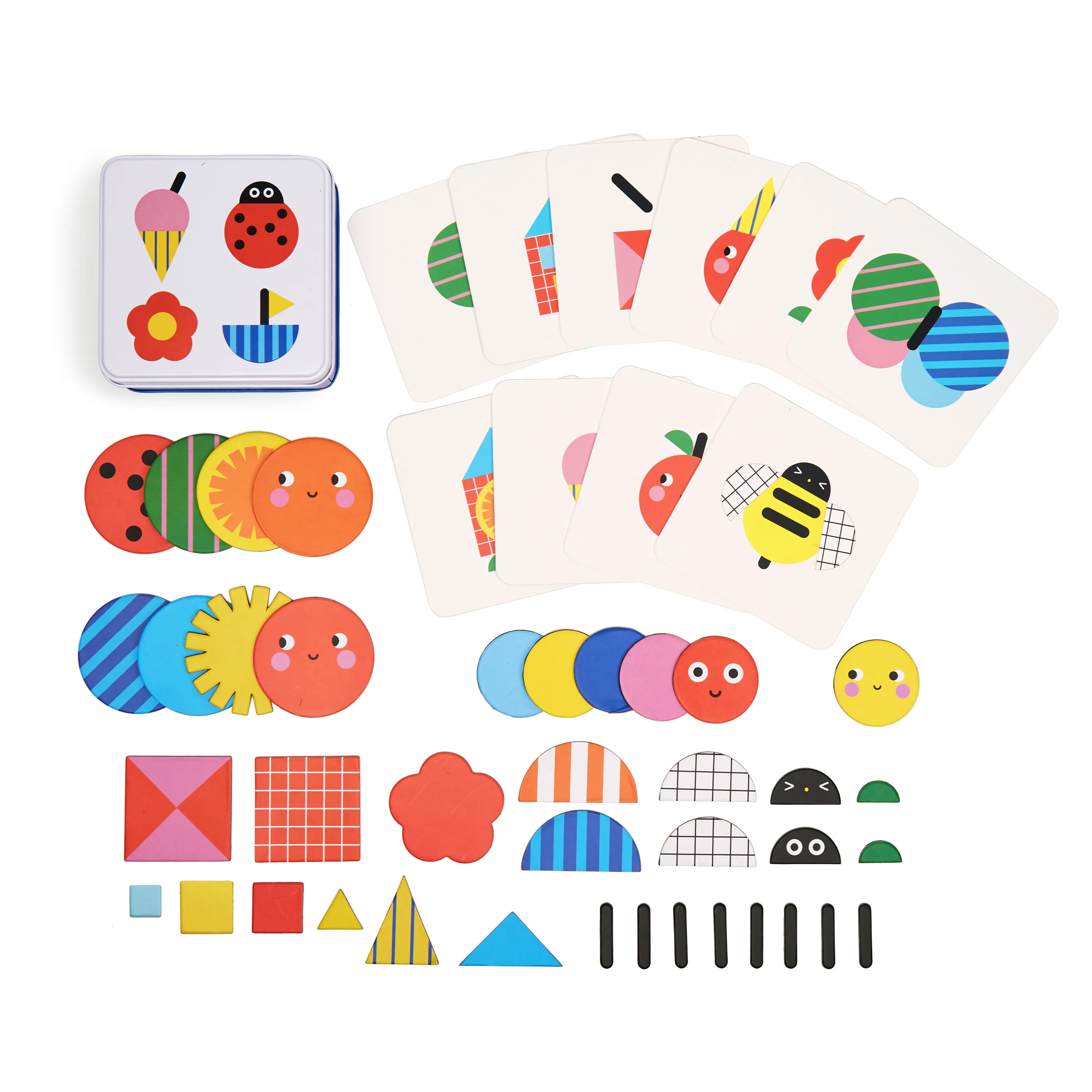 Kidoki On The Go Magnetic Shapes Play