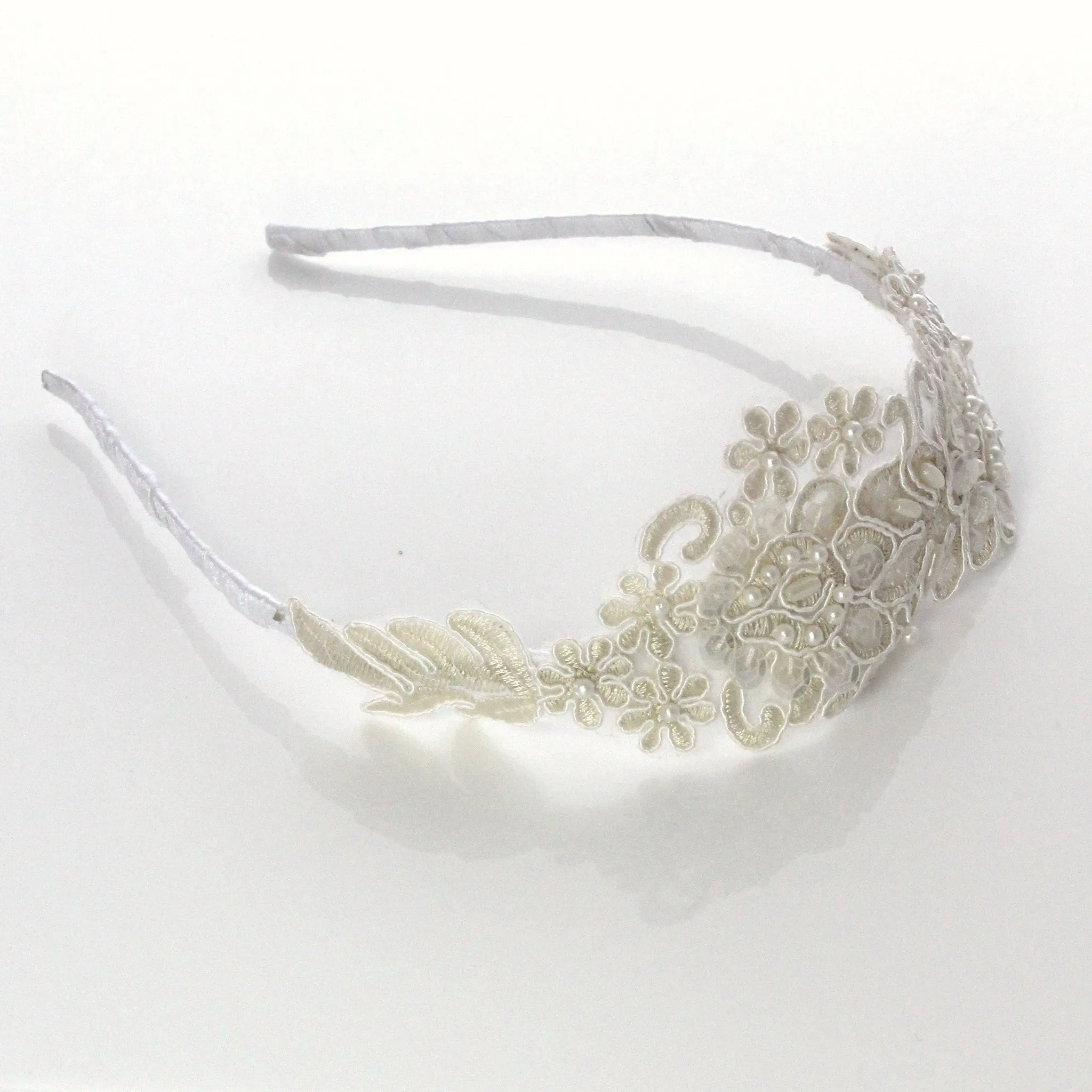 Leila Vintage Style Lace Headband