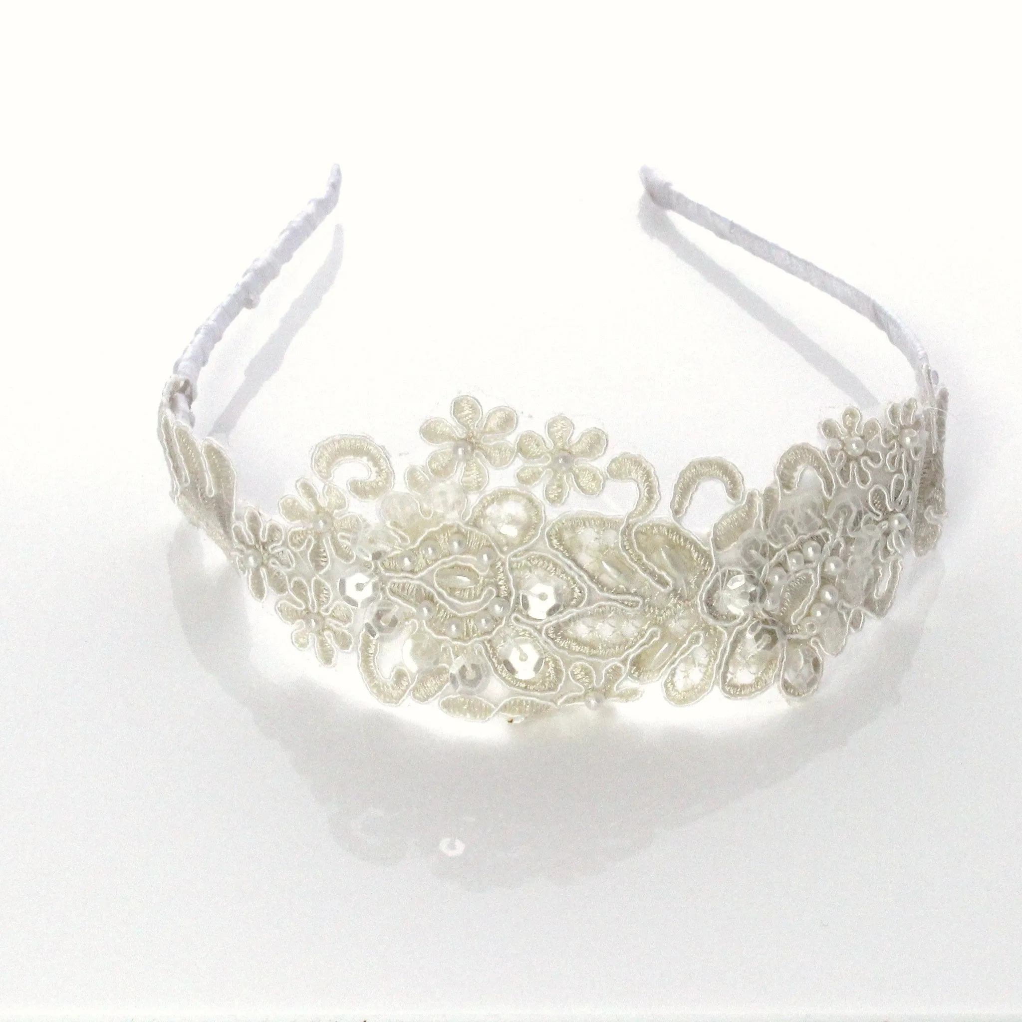 Leila Vintage Style Lace Headband