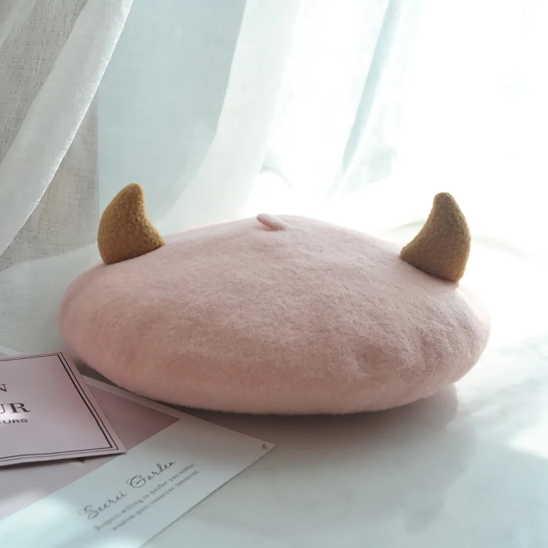 Little Devil Horn Beret Hat