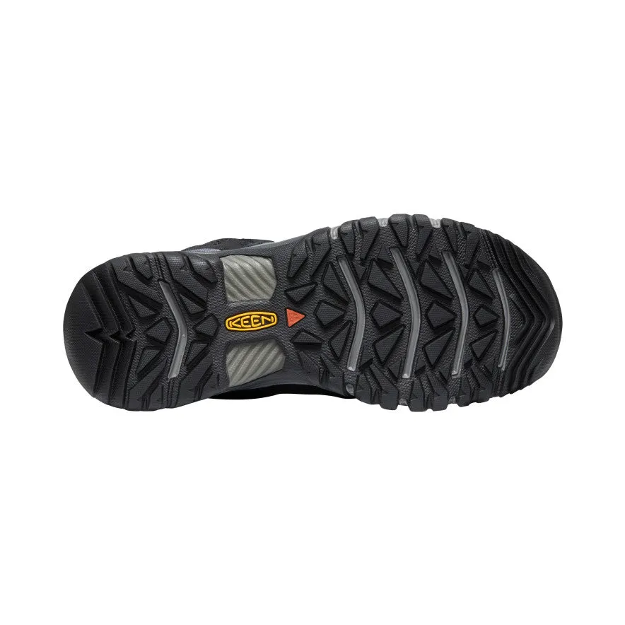 Mens Ridge Flex Waterproof Hiking Boots | Durable Black/Magnet Outdoor Footwear