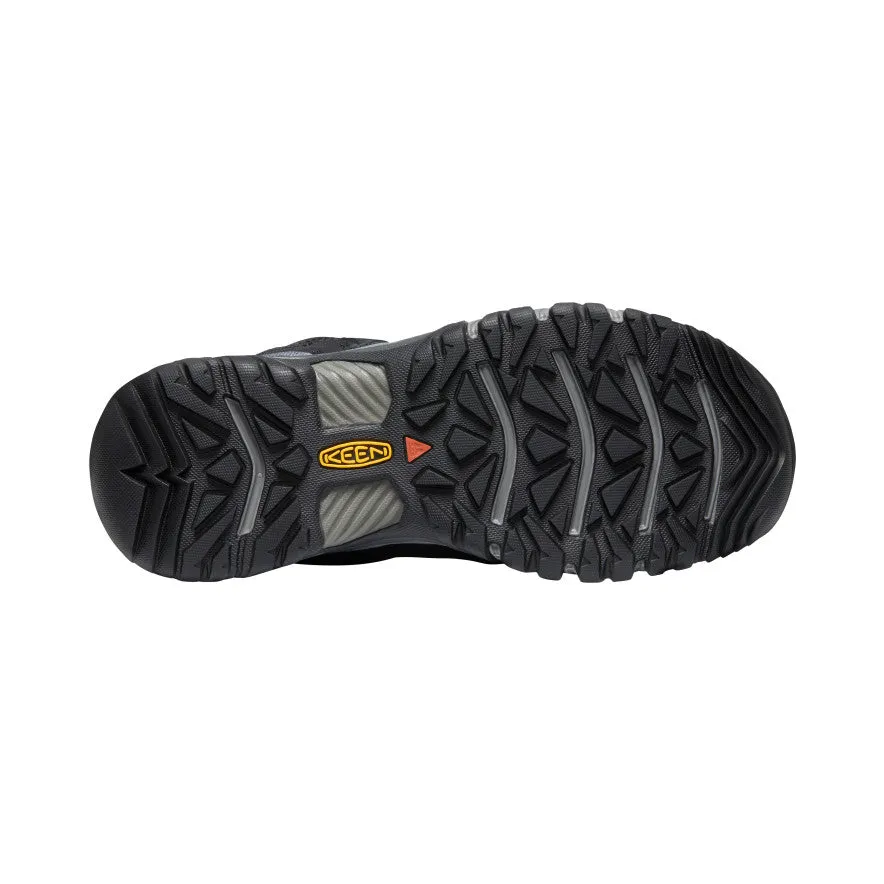Mens Ridge Flex Waterproof Hiking Boots | Durable Black/Magnet Outdoor Footwear