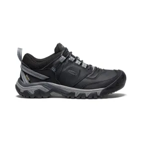 Mens Ridge Flex Waterproof Hiking Boots | Durable Black/Magnet Outdoor Footwear