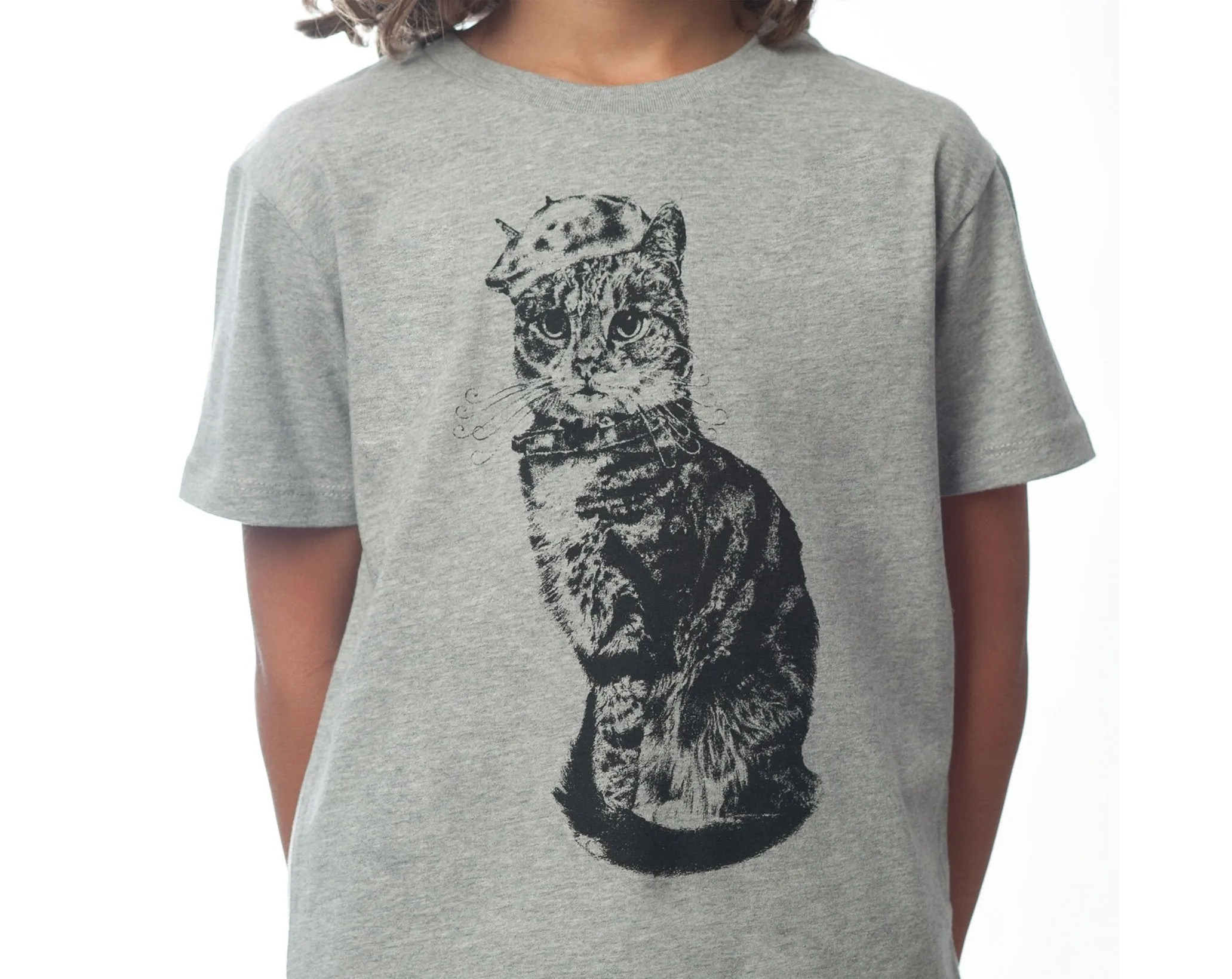 Monsieur Bartholomew - Kids T-shirt - Heather Grey
