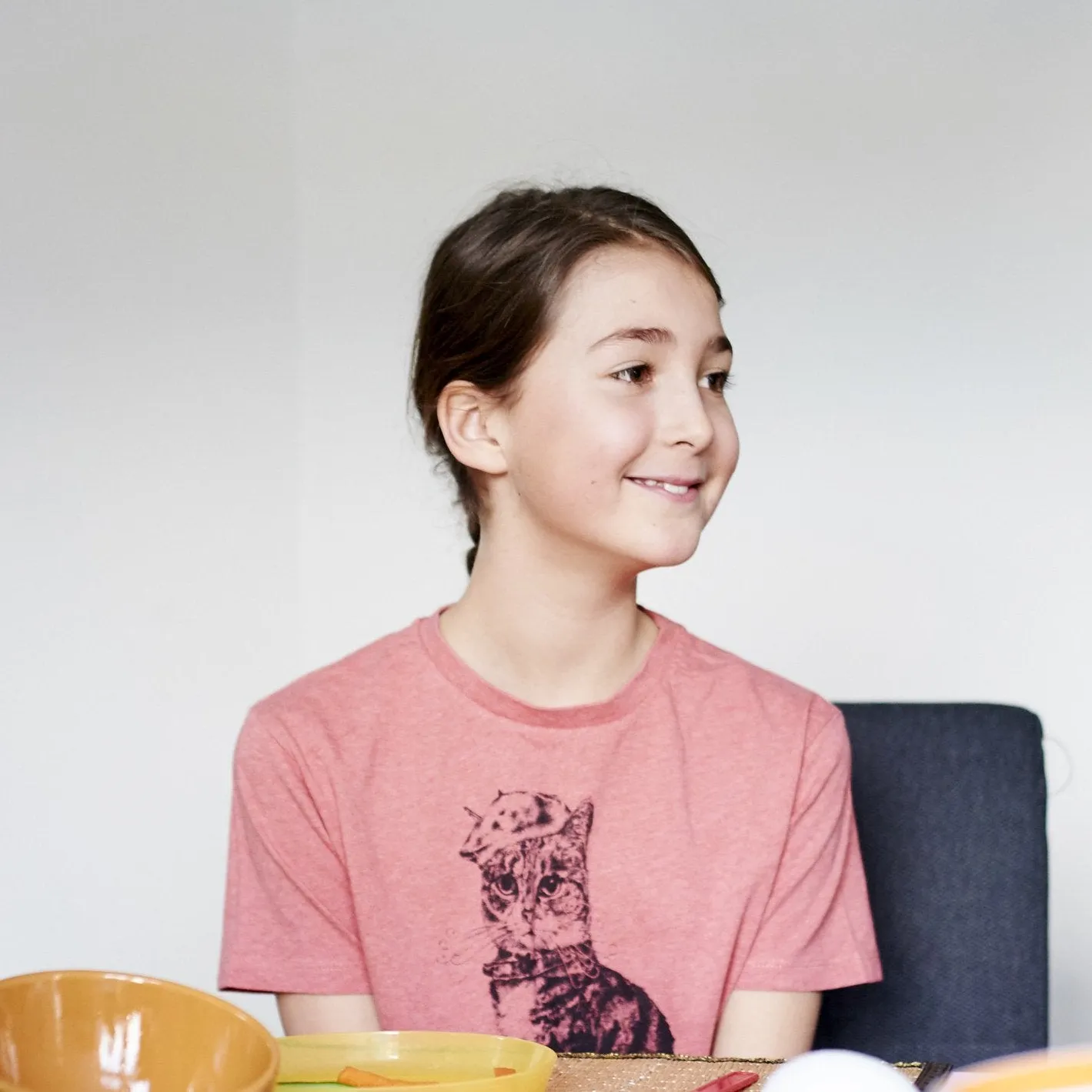 Monsieur Bartholomew - Kids T-shirt- Mid Heather Blue