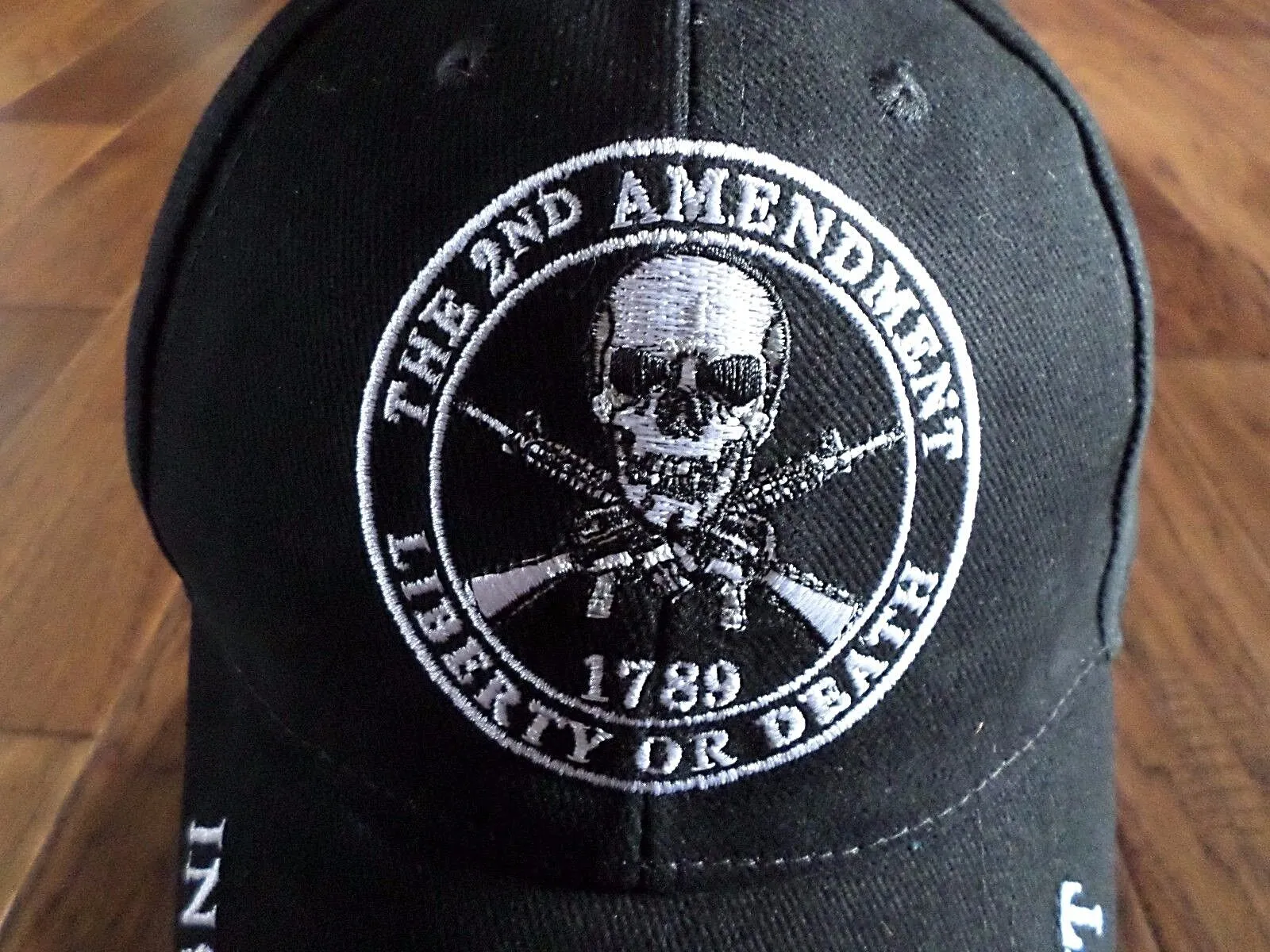 New Polo Style Hat 2nd Amendment Liberty Or Death Embroidered Baseball Cap