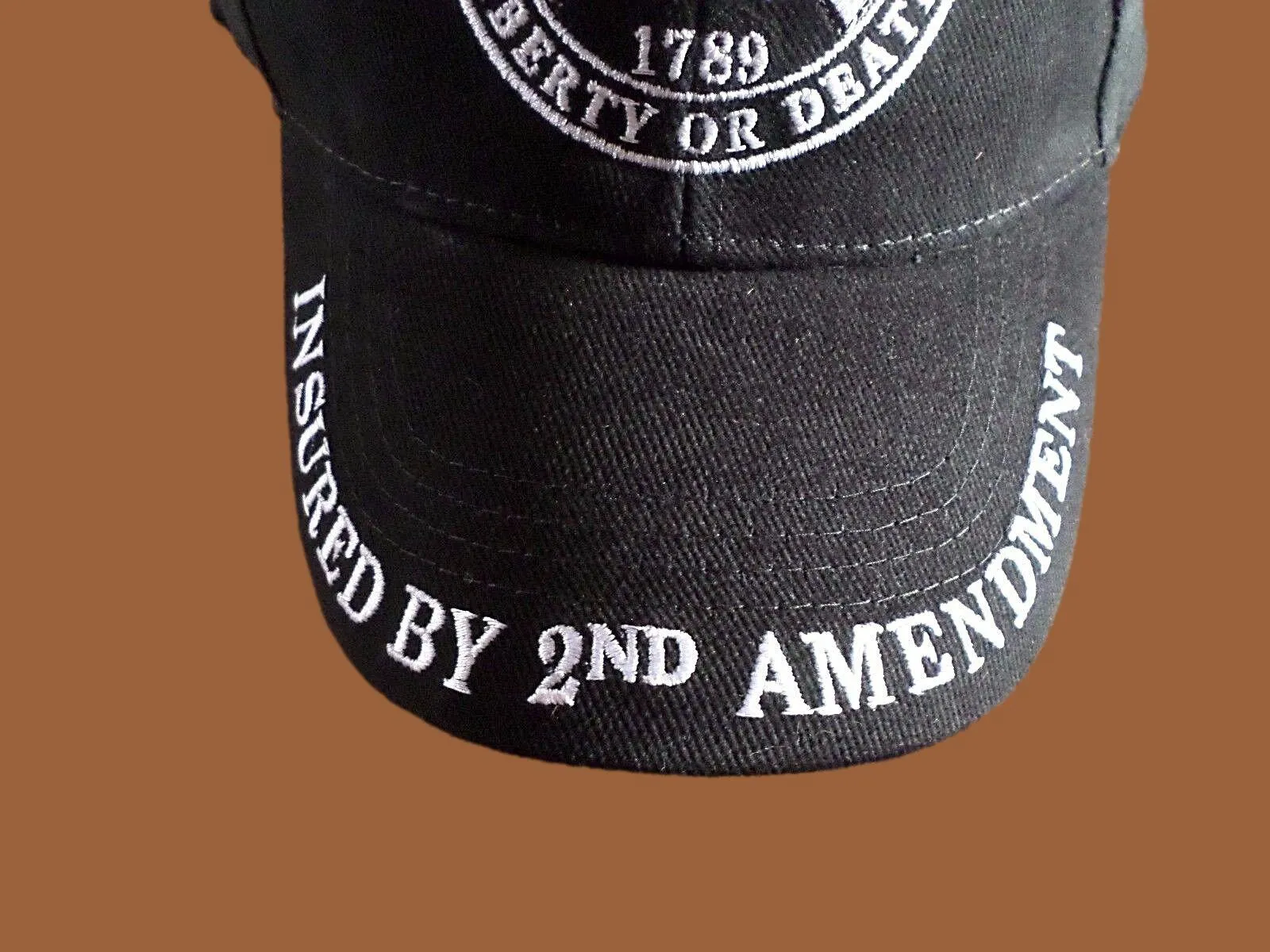 New Polo Style Hat 2nd Amendment Liberty Or Death Embroidered Baseball Cap