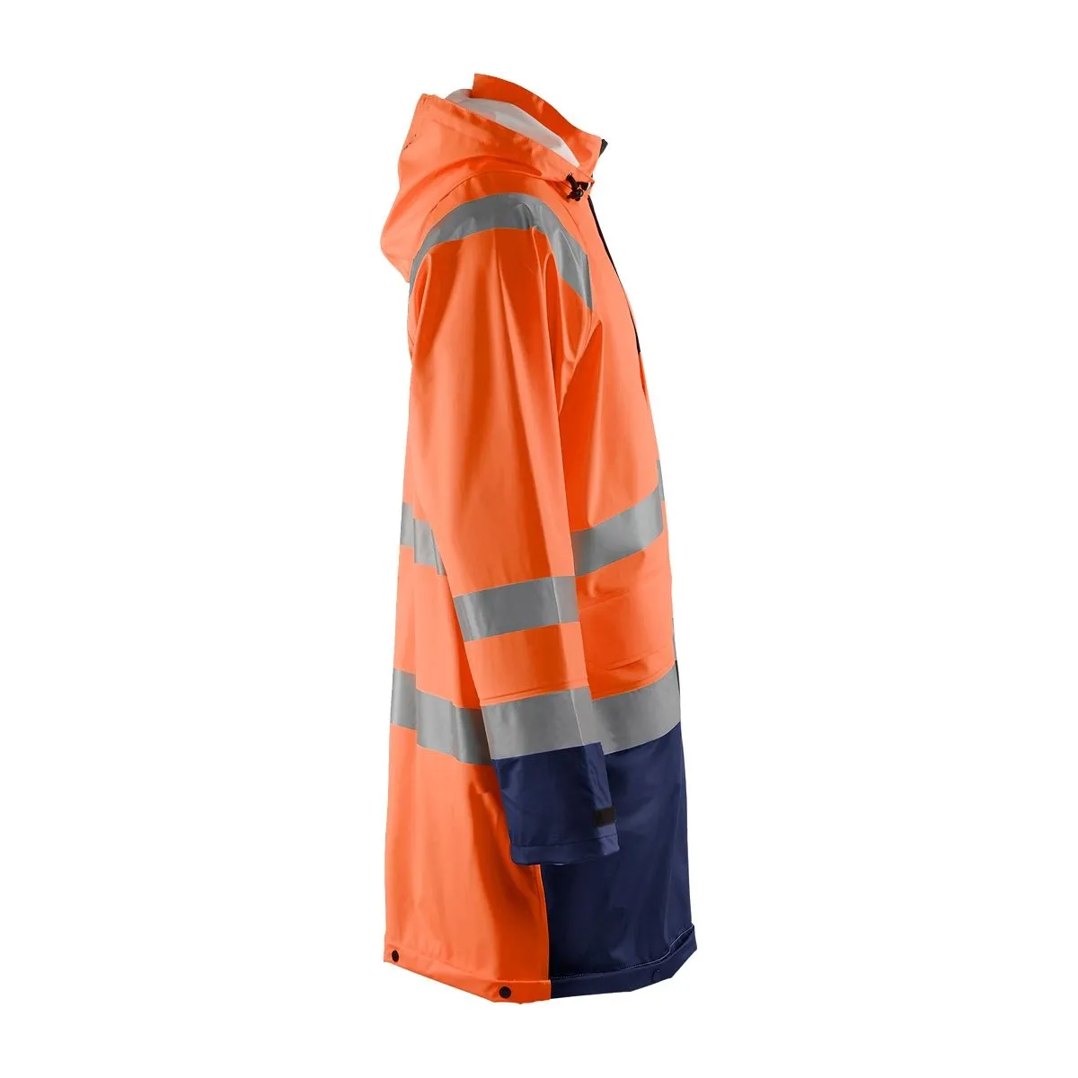 Rain&#x20;Jacket&#x20;High&#x20;Vis&#x20;Level&#x20;1&#x20;4324&#x20;High&#x20;Vis&#x20;Geel&#x2F;Marine&#x20;-&#x20;Bl&#xE5;kl&#xE4;der