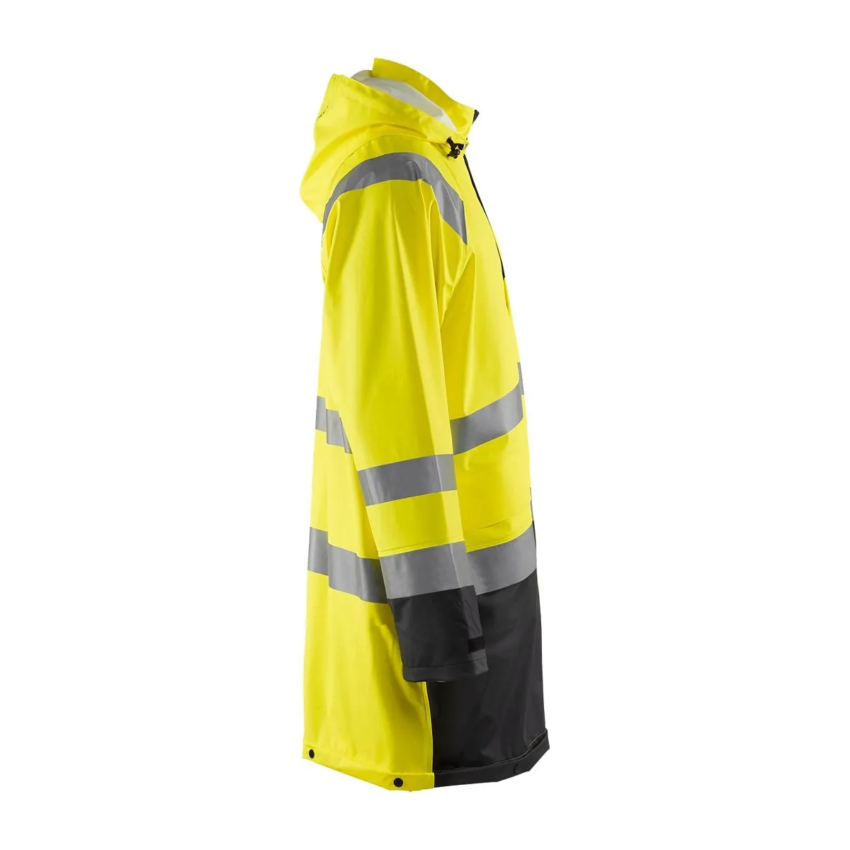 Rain&#x20;Jacket&#x20;High&#x20;Vis&#x20;Level&#x20;1&#x20;4324&#x20;High&#x20;Vis&#x20;Geel&#x2F;Marine&#x20;-&#x20;Bl&#xE5;kl&#xE4;der