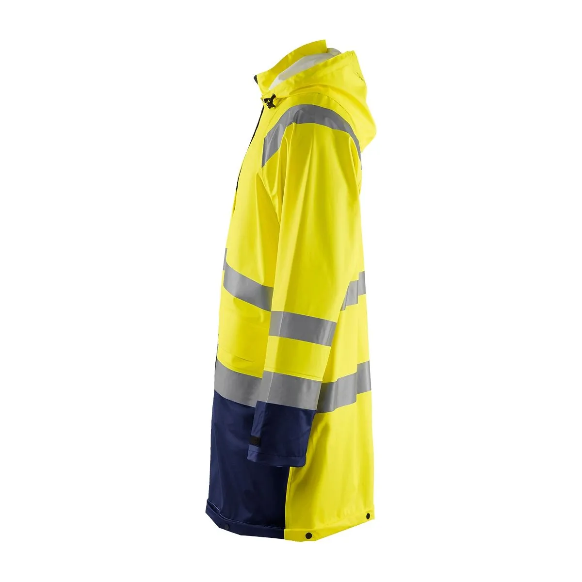 Rain&#x20;Jacket&#x20;High&#x20;Vis&#x20;Level&#x20;1&#x20;4324&#x20;High&#x20;Vis&#x20;Geel&#x2F;Zwart&#x20;-&#x20;Bl&#xE5;kl&#xE4;der