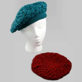 Red Heart Crochet Beret