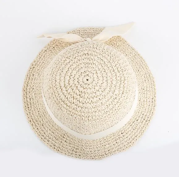 Rosie - Bow Straw Hat