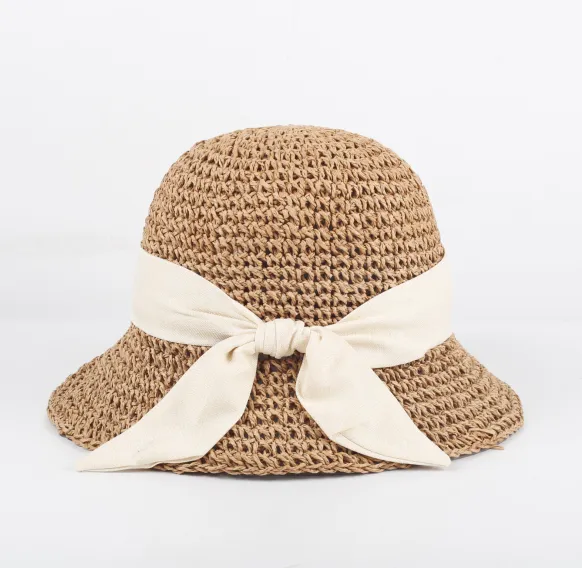 Rosie - Bow Straw Hat
