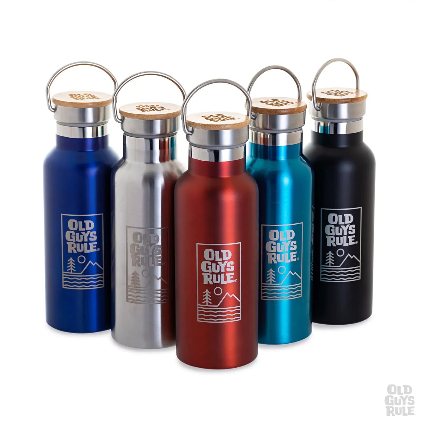 'Summit & Sea' Vacuum Flask - Black