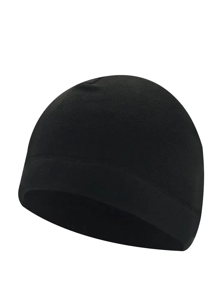 Warm Winter Skull Cap Soft Polar Fleece Hat Thick Windproof Cap Outdoor Beanie Cap Ski Cap Unisex Suitable For Unisex 1PC