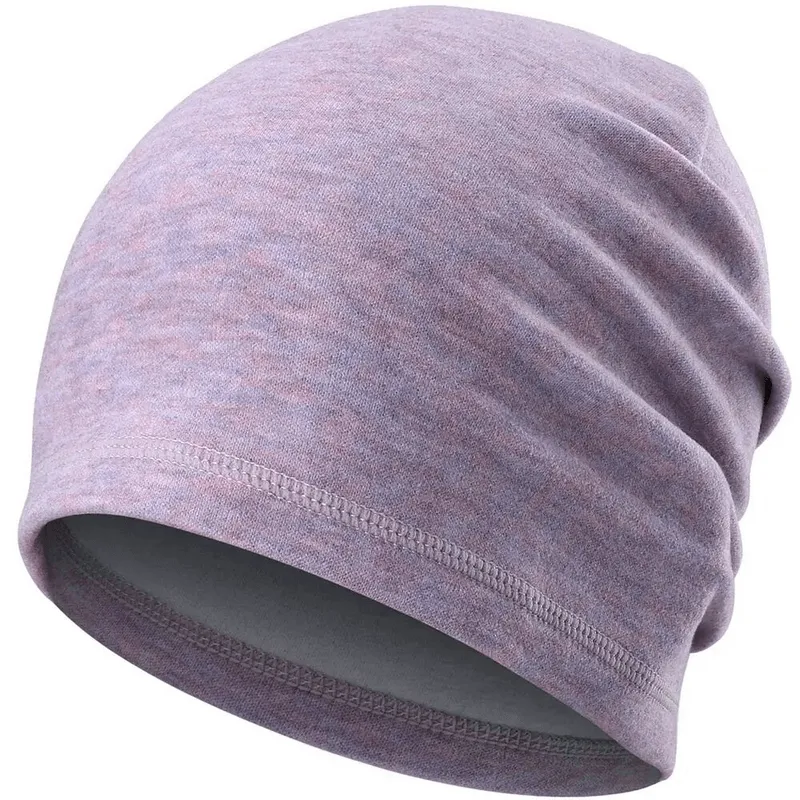 Windproof Soft Solid Color Fleece Beanies Unisex - SF1664