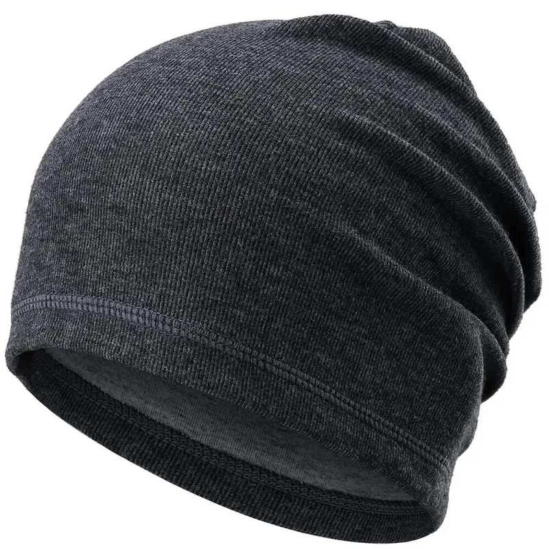 Windproof Soft Solid Color Fleece Beanies Unisex - SF1664