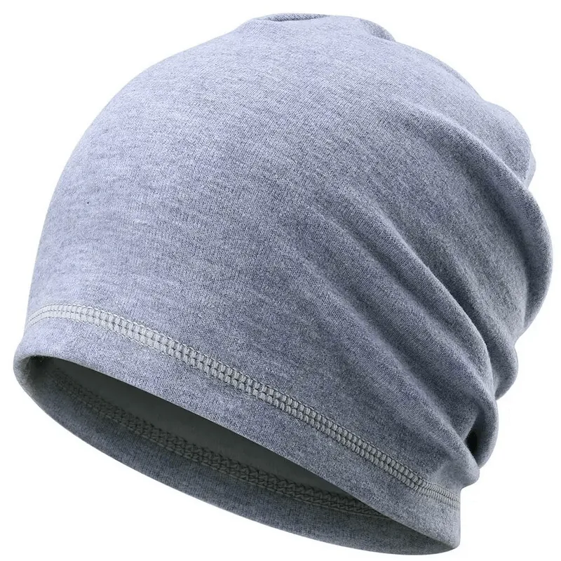 Windproof Soft Solid Color Fleece Beanies Unisex - SF1664